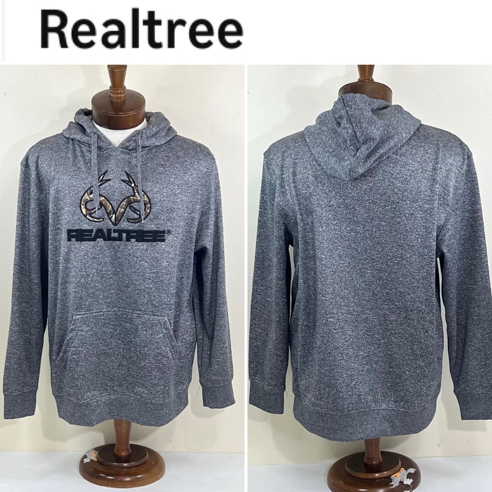 Realtree Men’s Edge Logo Fleece Pullover Hoodie